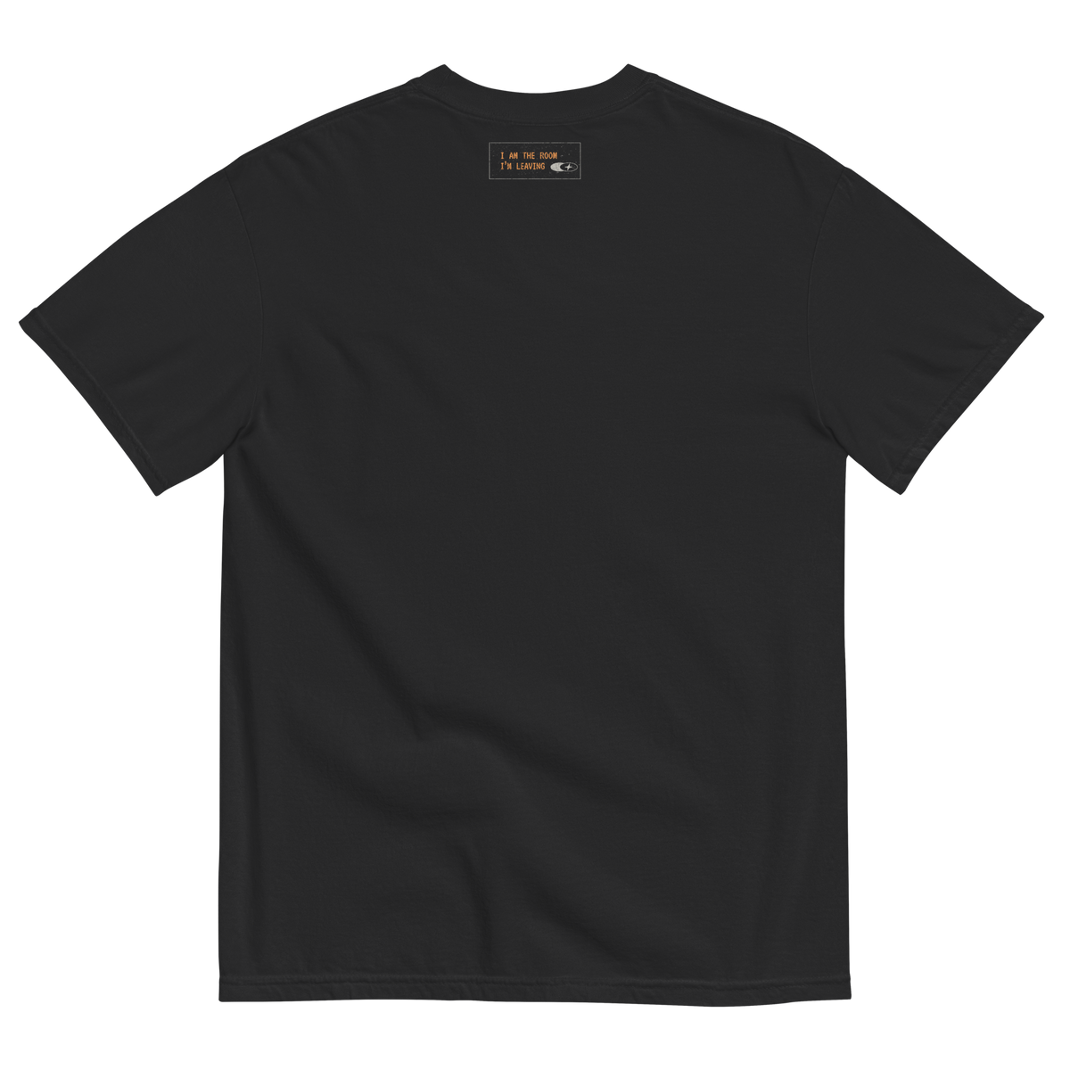 Internal Migration — back view, limited edition heavyweight tee by Jared Sylvia, Specimens