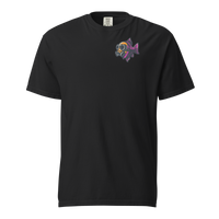 Specimen 02 Breather — front view, surreal aquatic dark art graphic tee, black