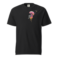 Specimen 03 Internal Passenger — front view, surreal dark graphic tee, black