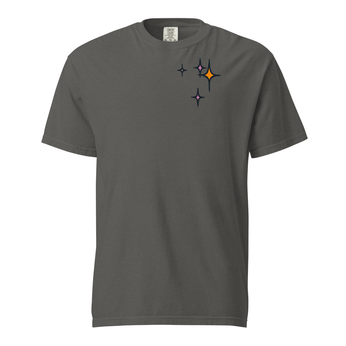 Specimen 04 Host Unit — front view, surreal dark art graphic tee, pepper colorway